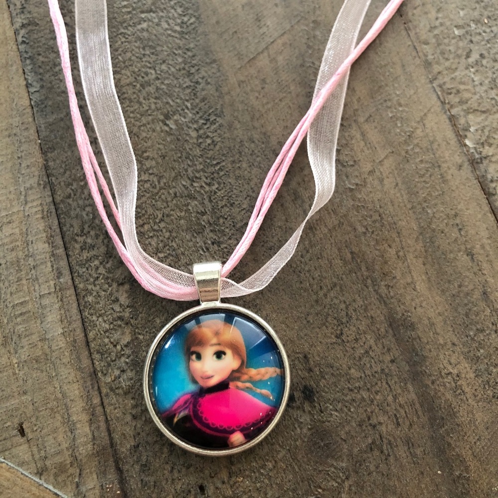 Frozen Glass Cabochon Pendant